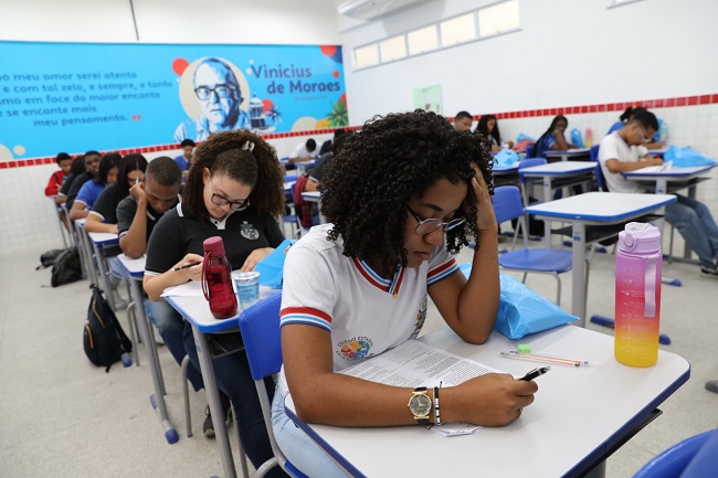 Bahia Alcan A Ndice De De Participa O Dos Estudantes Da Rede