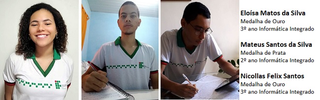 Estudantes do IFBA Jequié são destaque na Olimpíada Nacional de